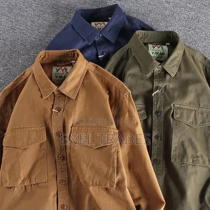 Khaki Retro Shirts