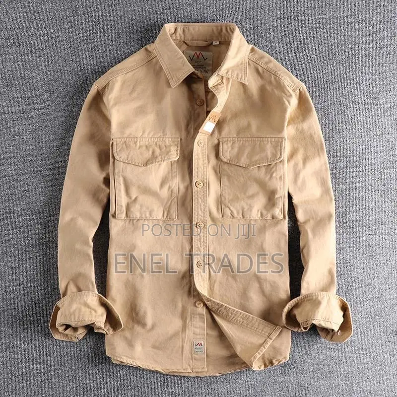 Khaki Retro Shirts
