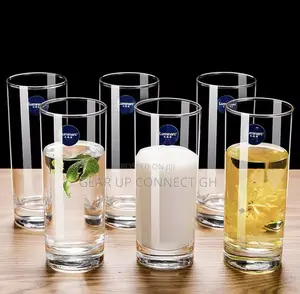 6 Pieces Collins Glass