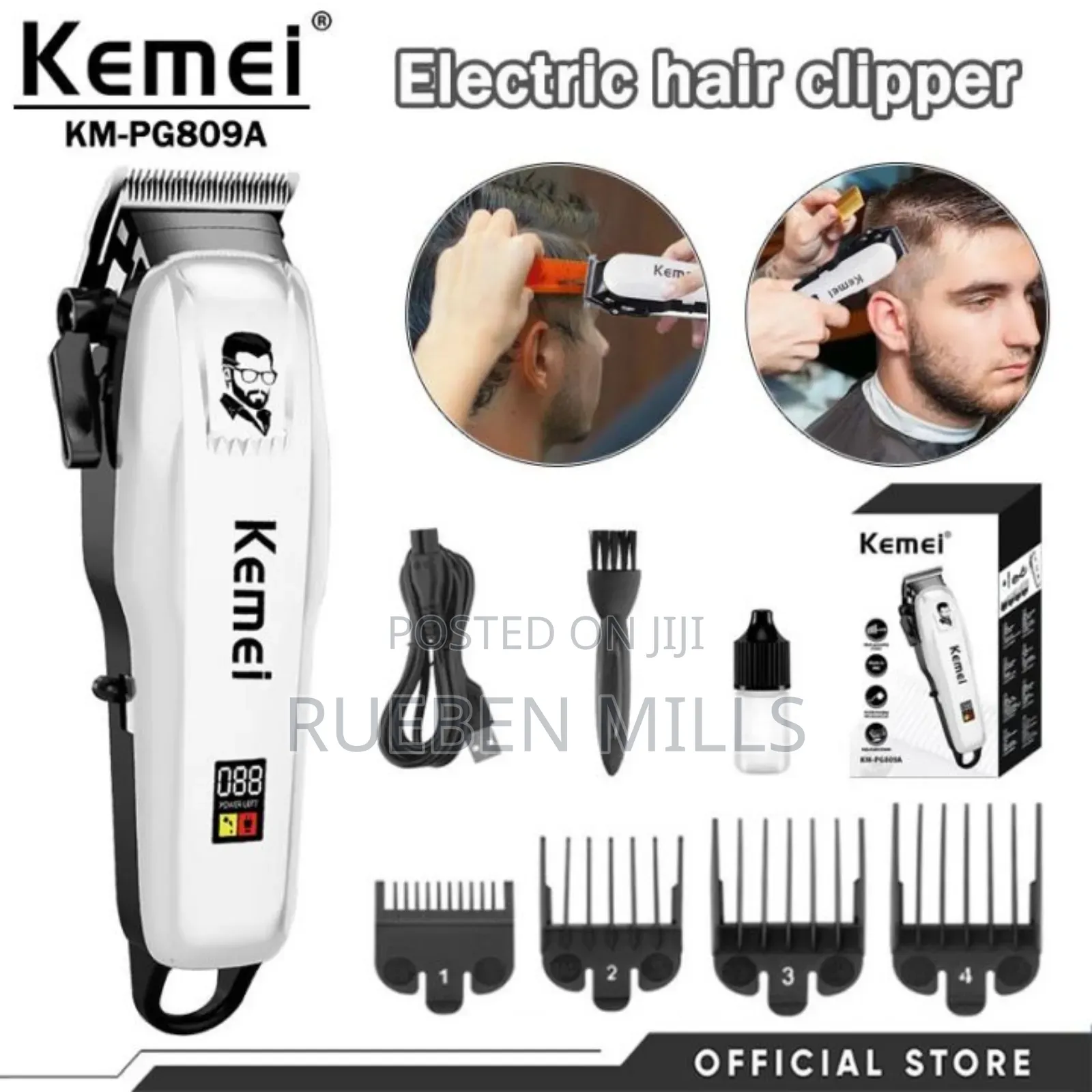 High Strength Carbon Steel Cutter Barbering Machine Hair Clipper