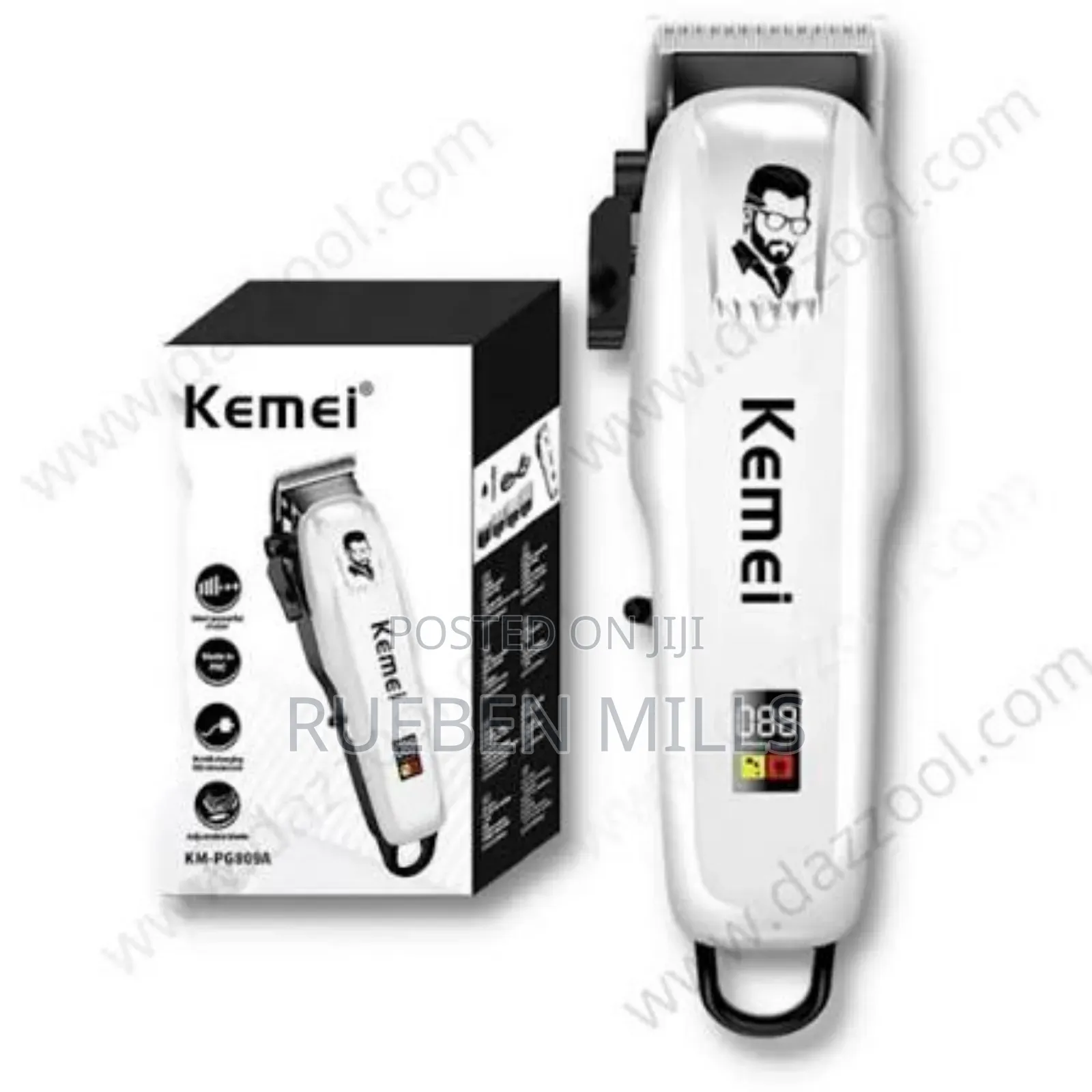 Kmpg809a Salon Quality Handy Wireless Barbering Machine Hair Clipper