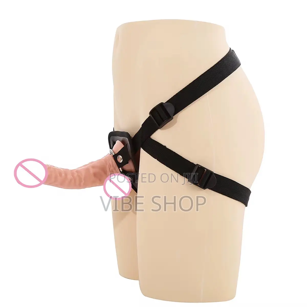 Premium Adjustable Strap-on Harness With Realistic Dildo (6", 7", 9")