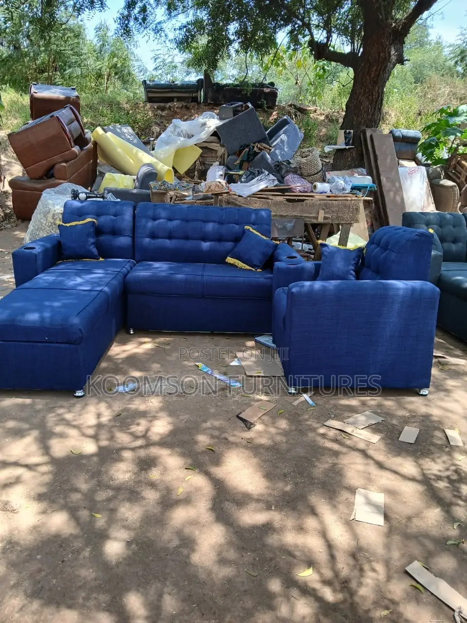 Quality Sofas L Shape and Single Sofa Payment on Delivery