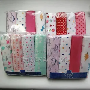 Multi-Pack Baby Swaddle/Receiving Blankets/Cot Sheets (2 Yards)