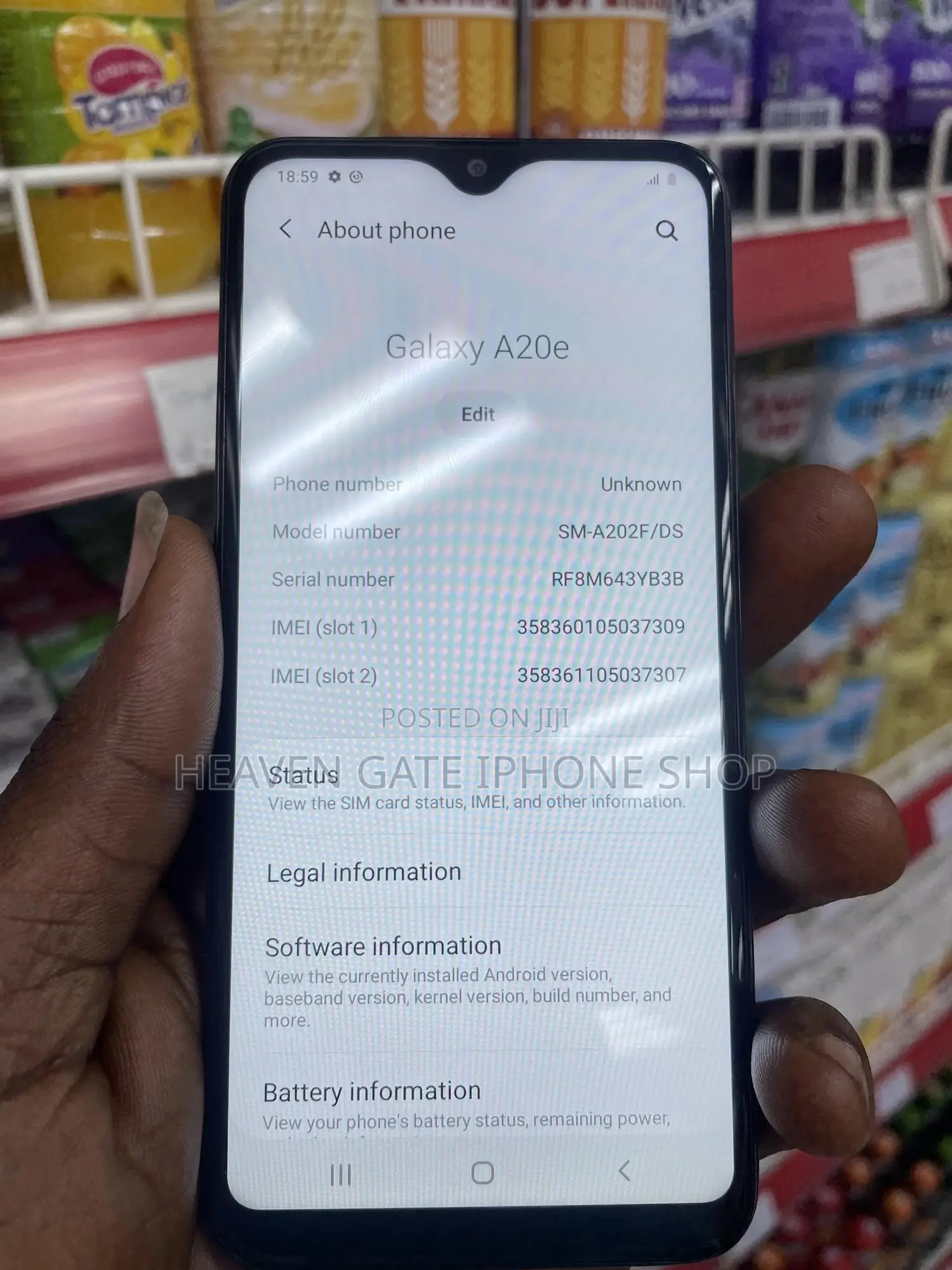 Samsung Galaxy A20e 32 GB Black