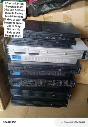 Ps2 With 5 -10 Games Installed