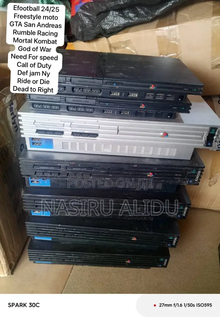 Ps2 With 5 -10 Games Installed