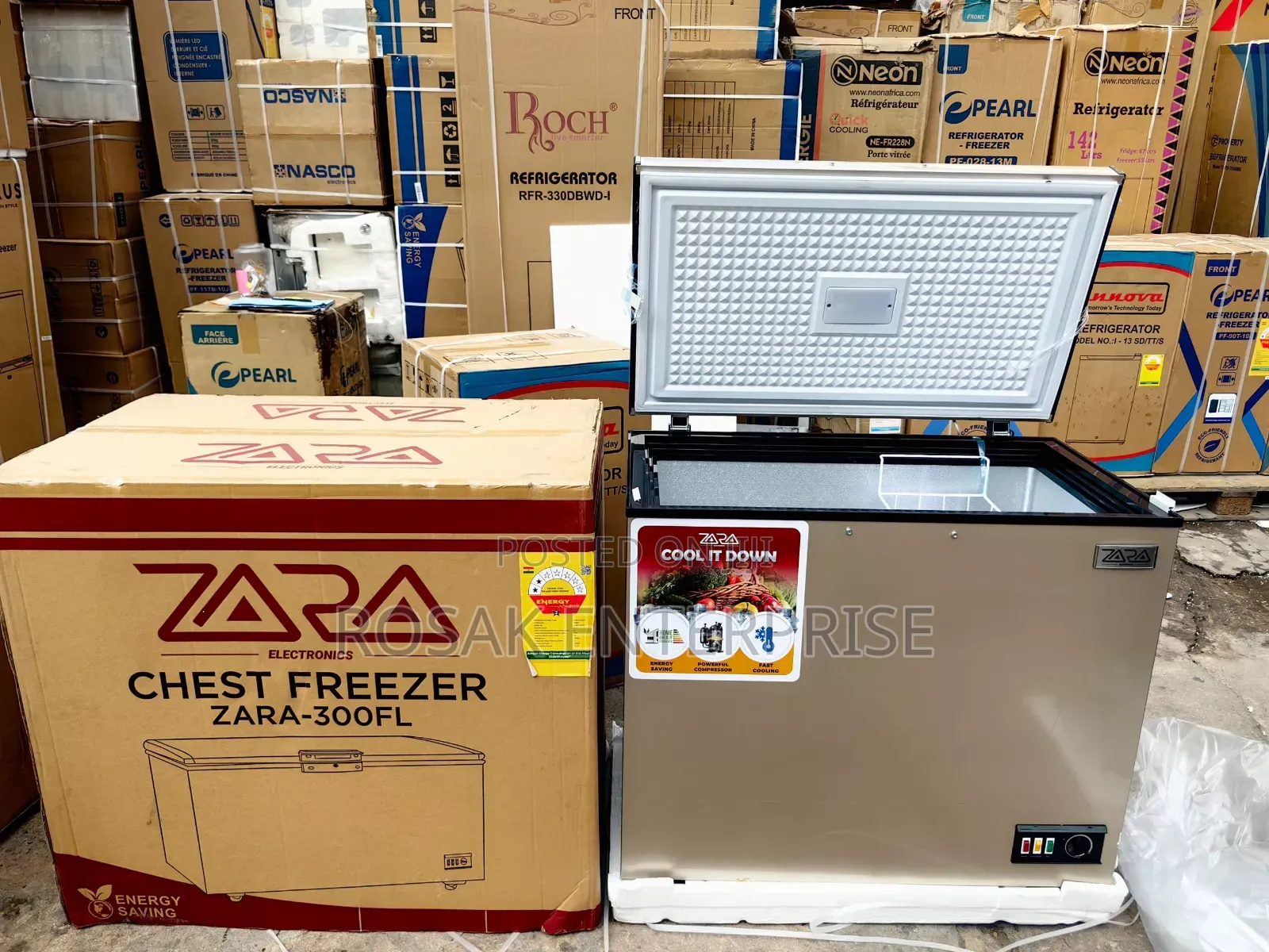 Zaara - 300fl Chest Freezer 238ltrs