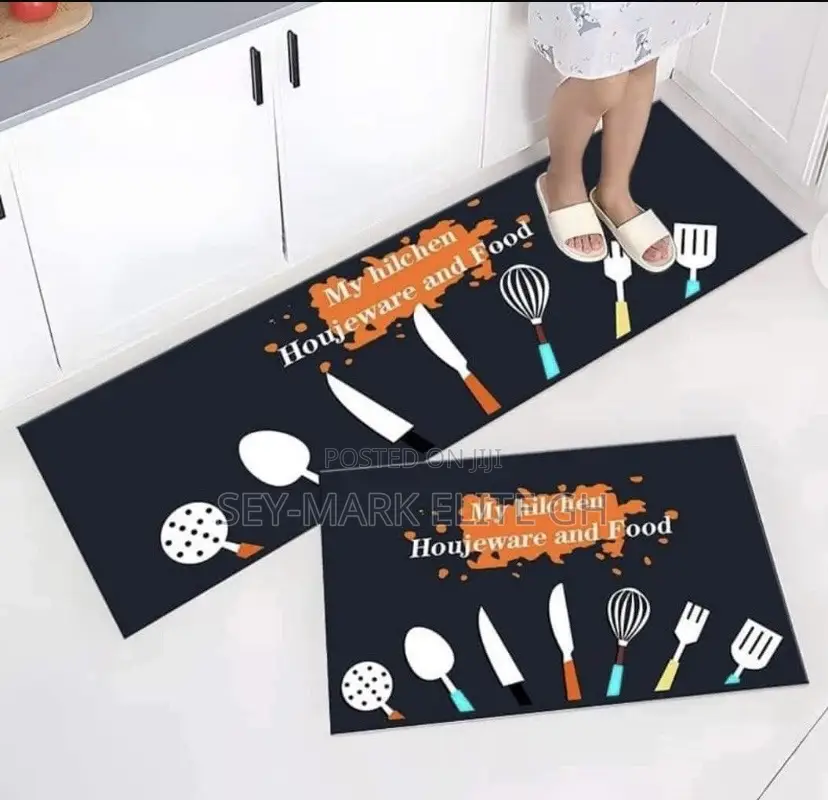 2 In 1 Anti Slip Absorbent Kitchen Mat