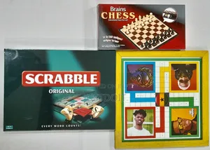 Scrabble + Chess + Ludo