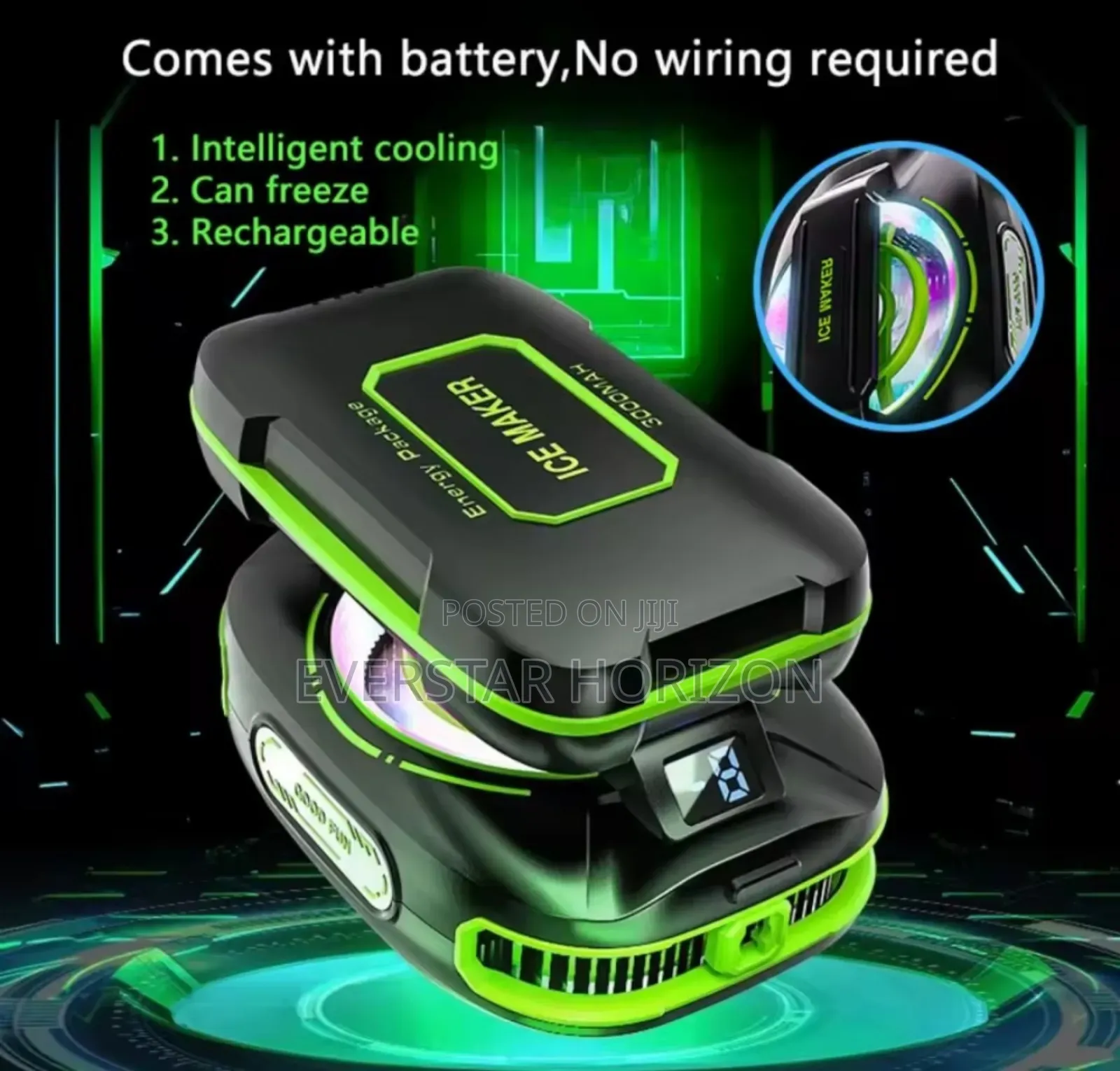 Js85 Semiconductor Phone Cooler Device With Built-in Battery
