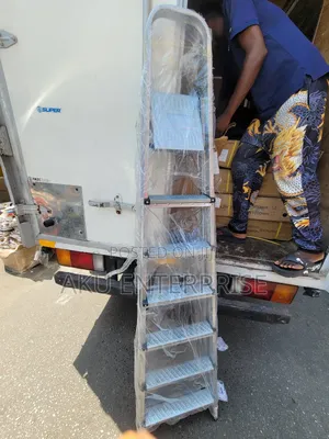 Industrial 7 Steps Ladder Aluminum