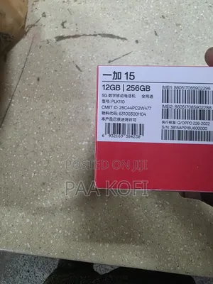 New OnePlus 15 256 GB Black