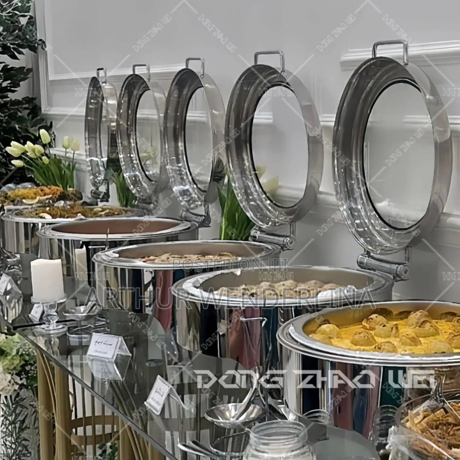 Silver And Gold Chaffing Dish