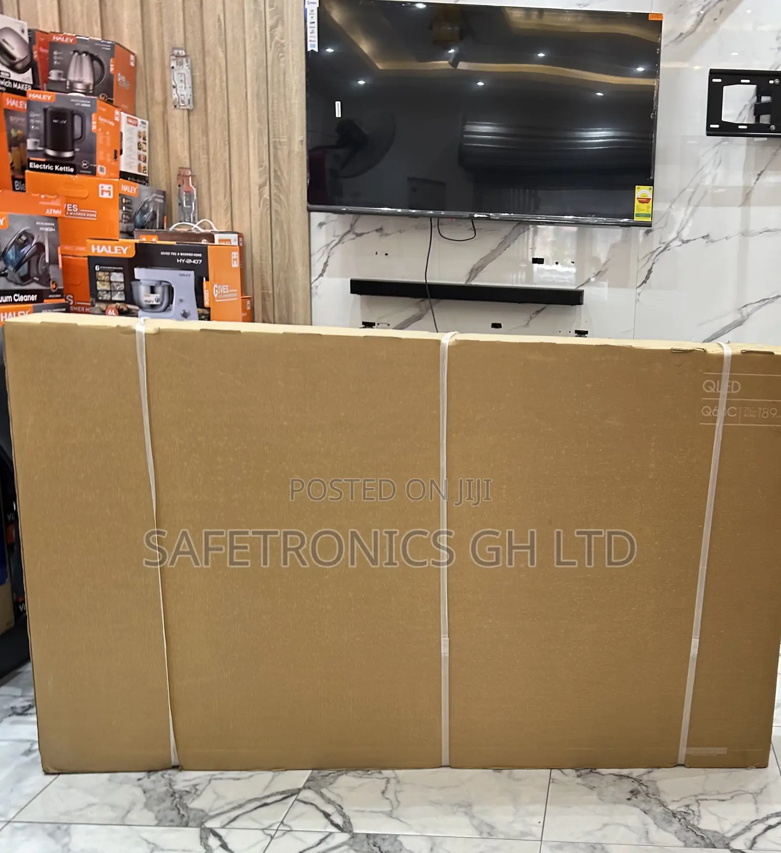 Lastest Samsung Qled Crystal Uhd Smart Q60c 75 Inch Screen Sleek Tv