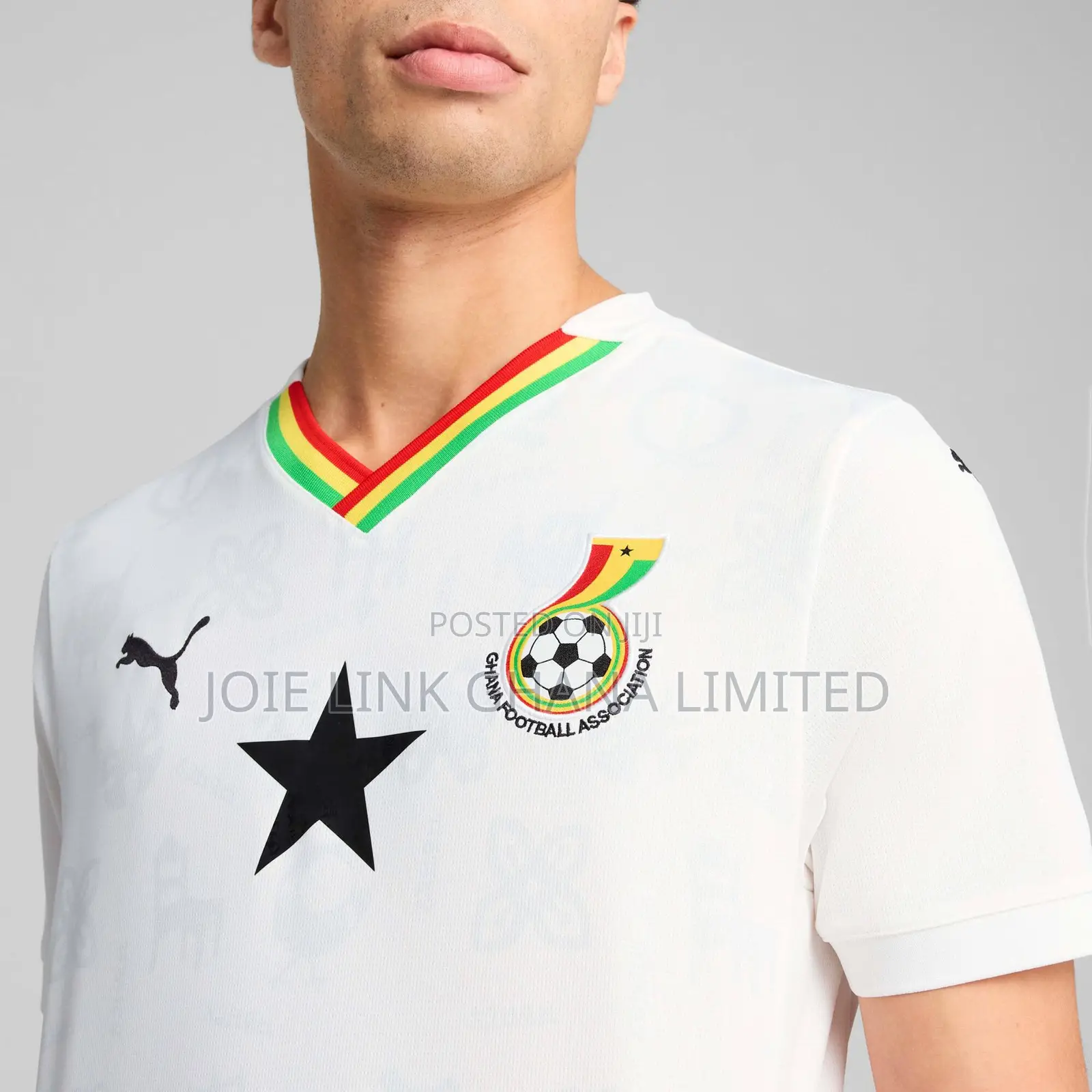 Premium Ghana Black Star Home Jersey