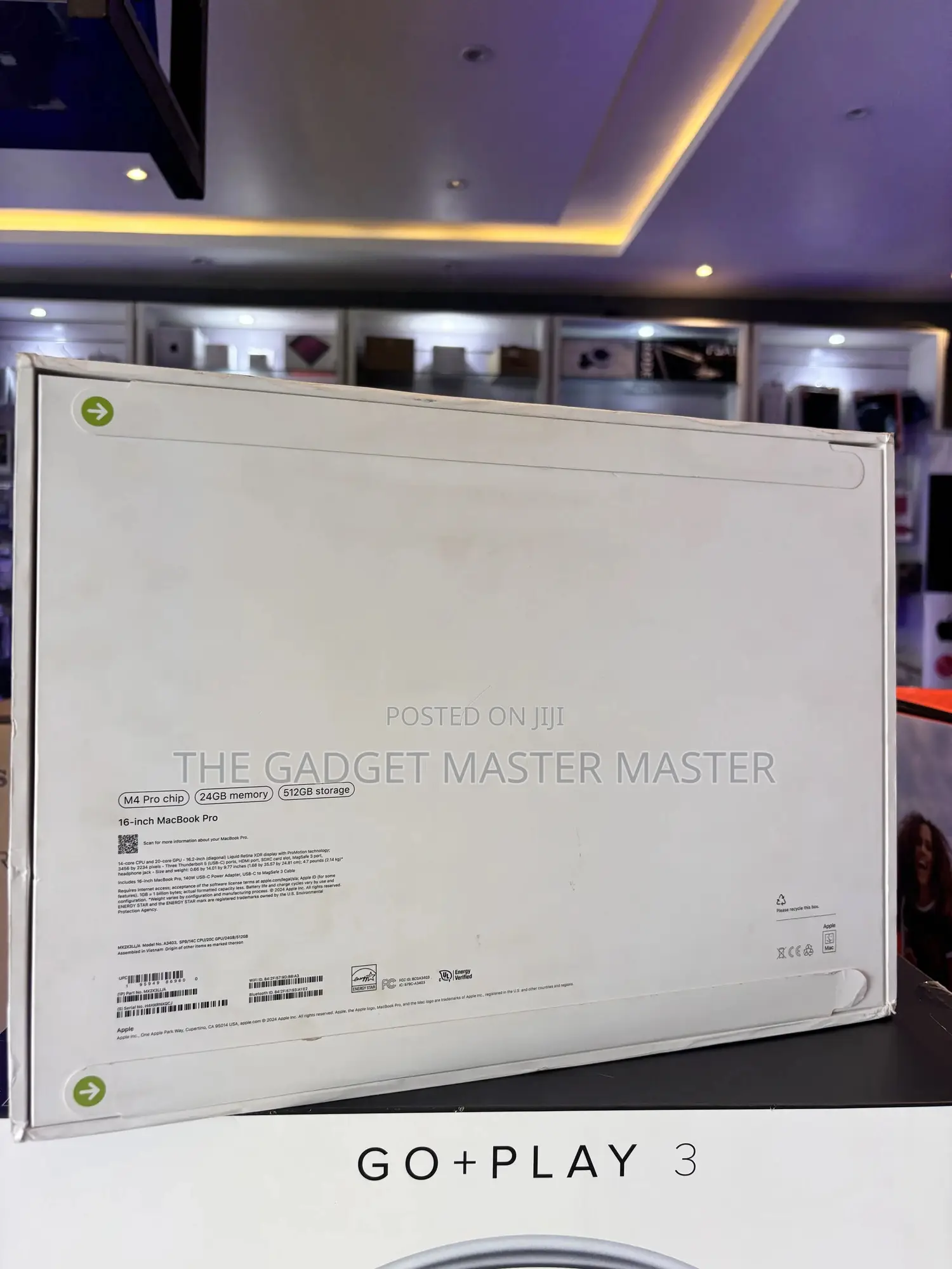 New Laptop Apple MacBook Pro 24GB Apple M4 Pro SSD 512GB