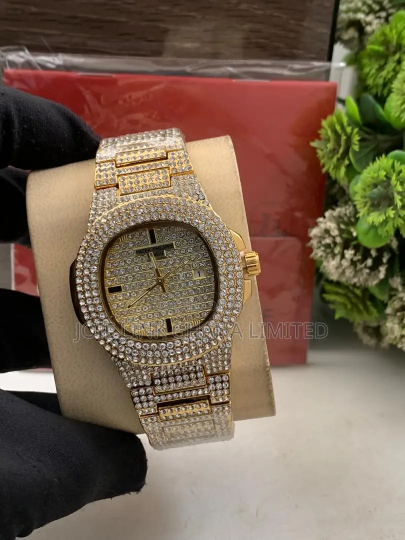 Premium Patek Watch Ice Out