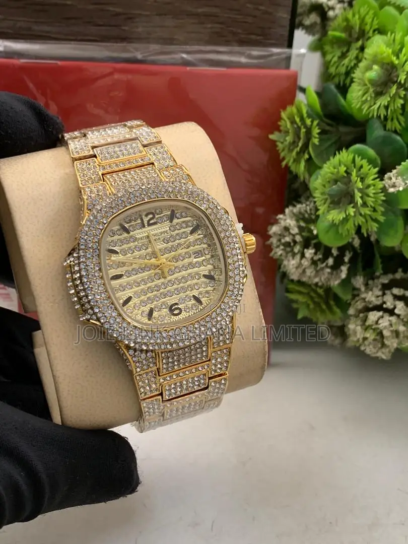 Premium Patek Watch Ice Out