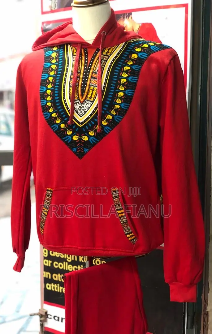 Thick Quality Hoodie With African Print