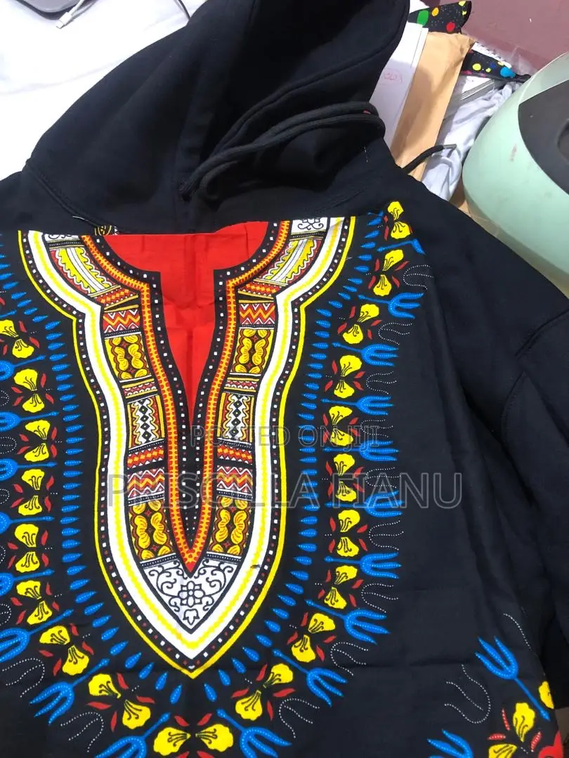 Thick Quality Hoodie With African Print