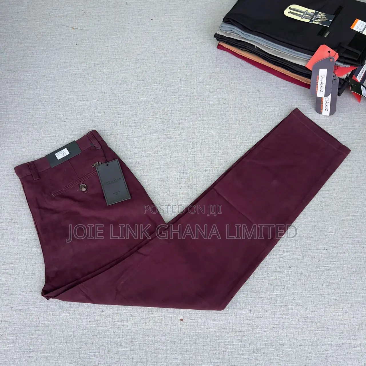 Delacruz Stretch Khaki Trousers Available Now