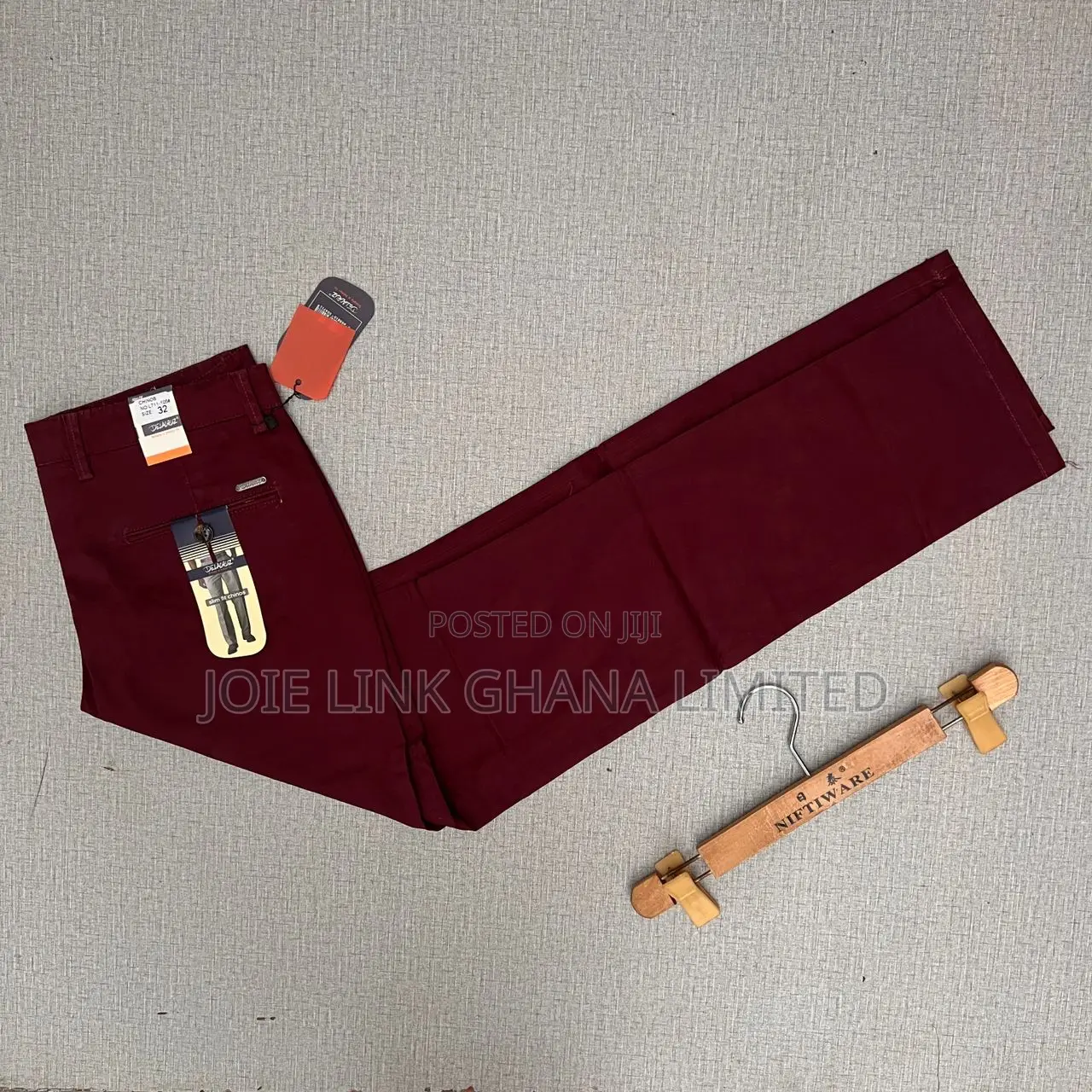 Delacruz Stretch Khaki Trousers Available Now