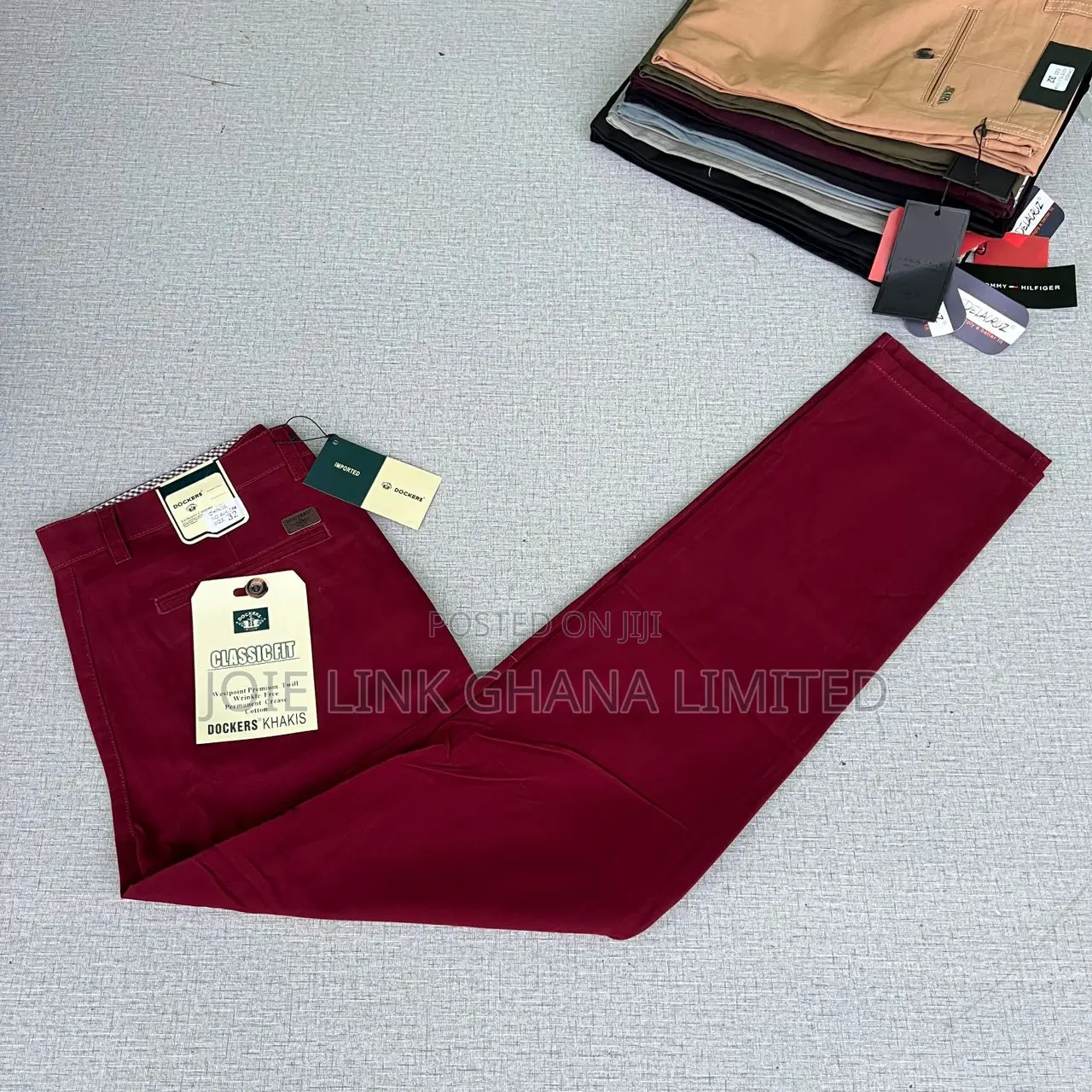 Delacruz Stretch Khaki Trousers Available Now