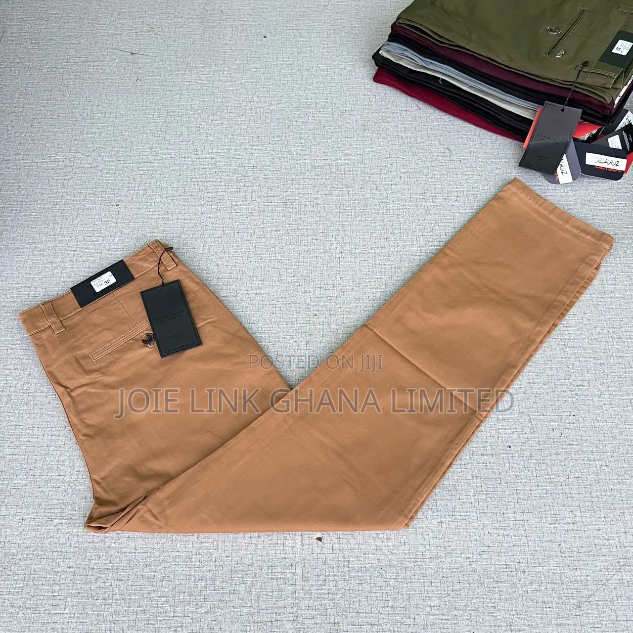 Delacruz Stretch Khaki Trousers Available Now