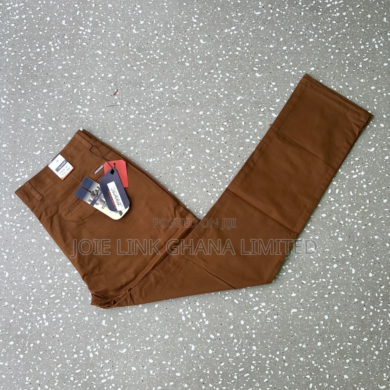 Delacruz Stretch Khaki Trousers Available Now
