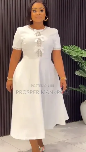 Ladies Dresses Styles in White