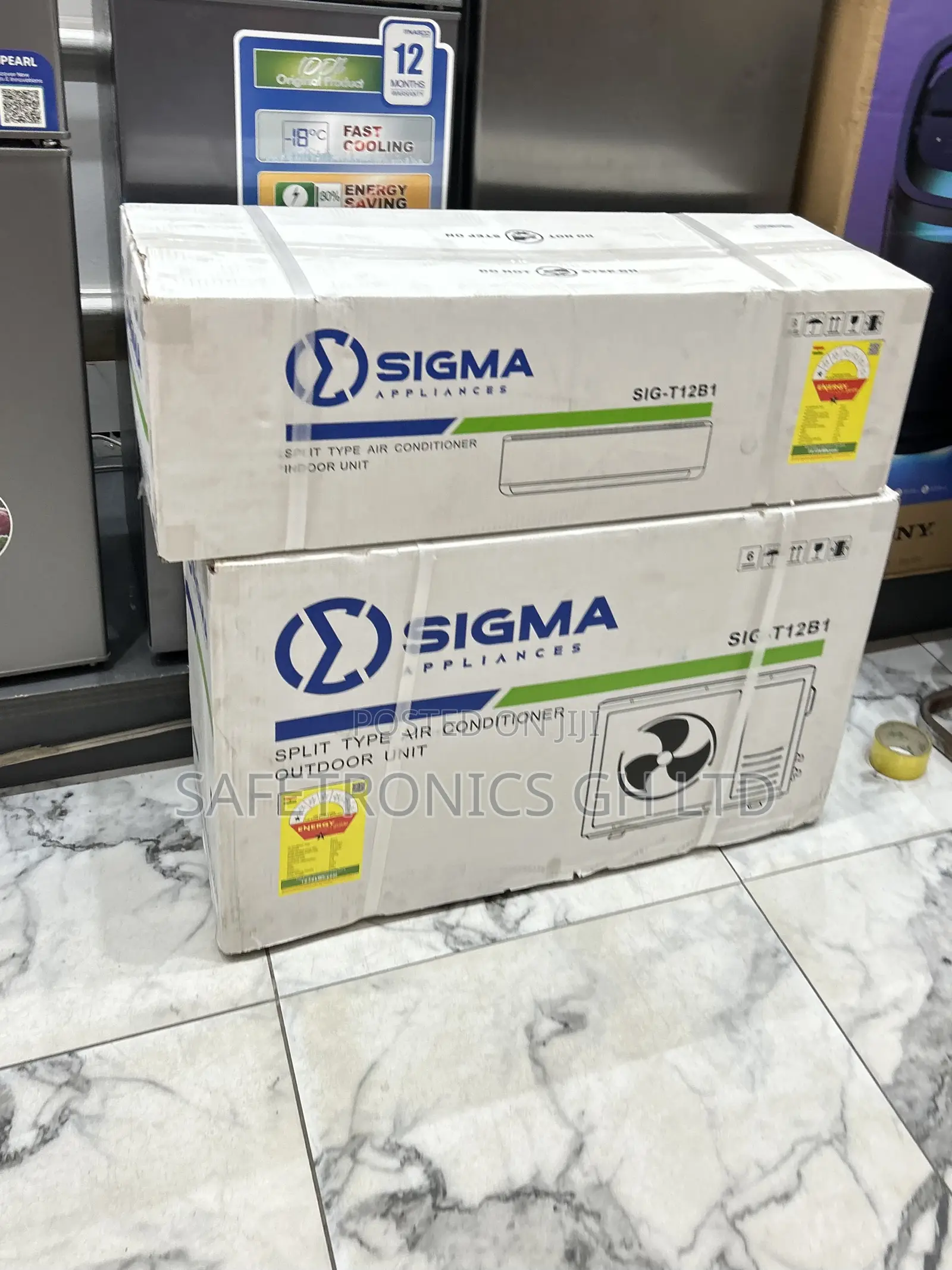 Fast Reliable Sigma 1.5 Horsepower Split White Electric Ac