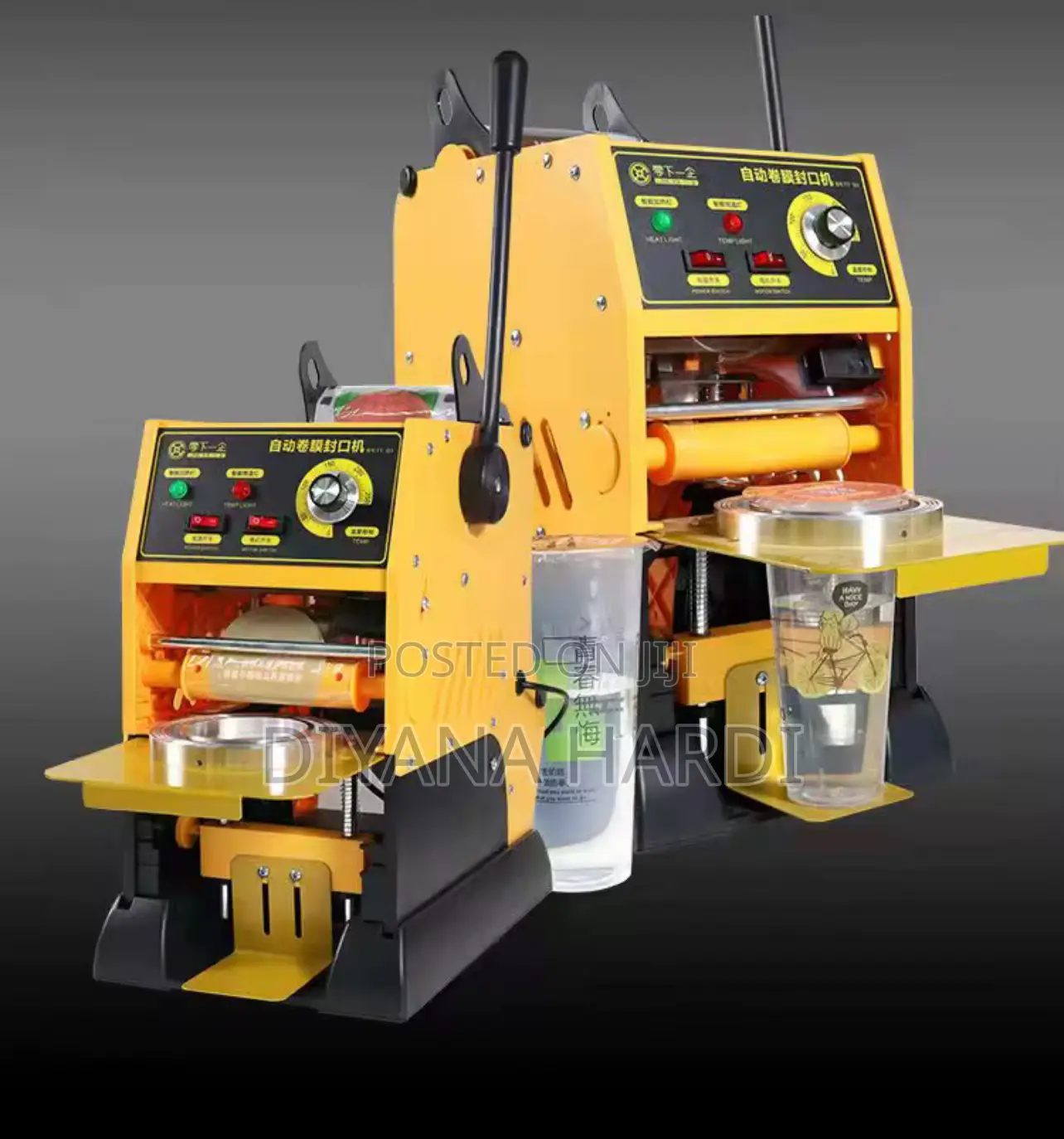 Semi Automatic Boba Tea Cup Sealing Machine