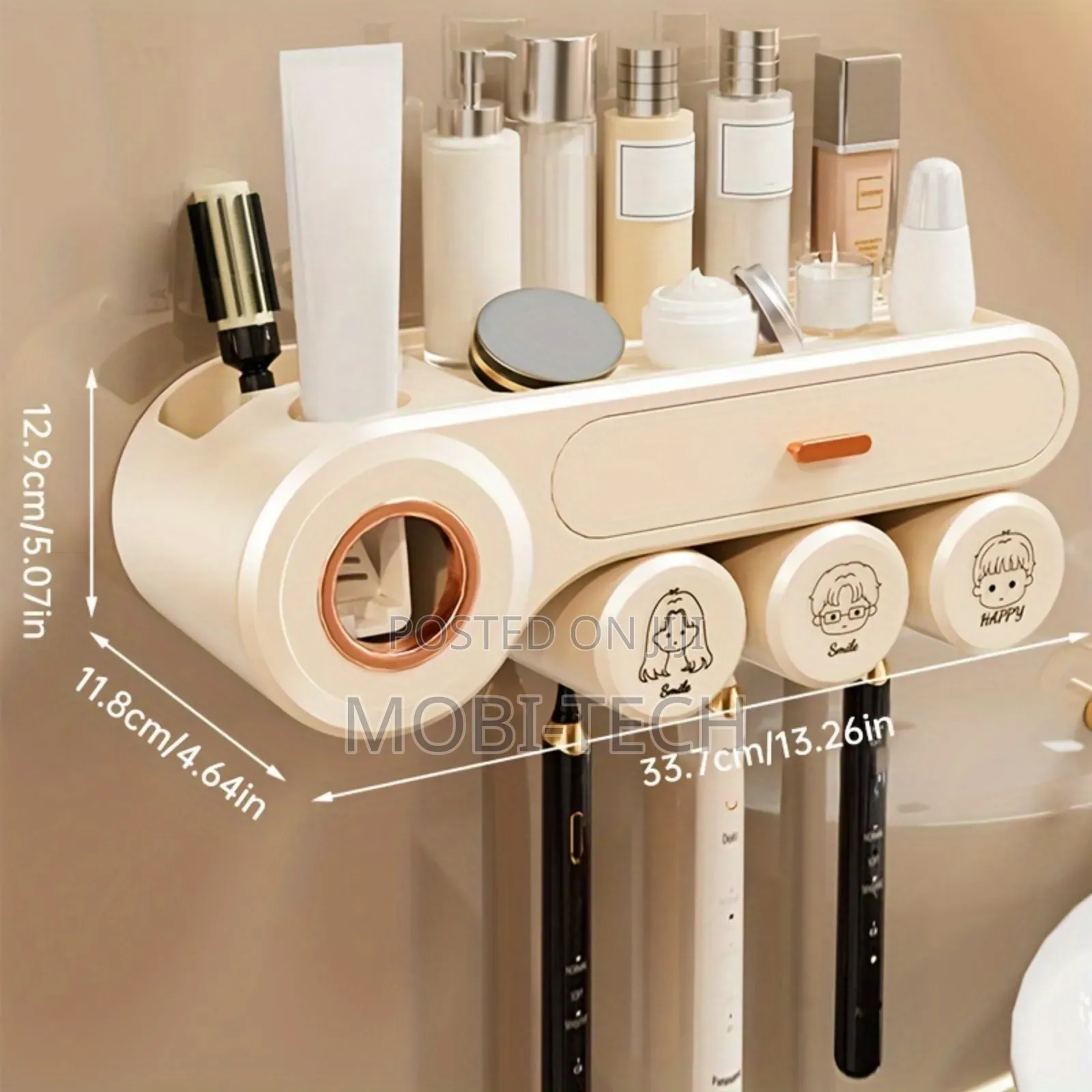 Toothbrush Holder And Paste Densper