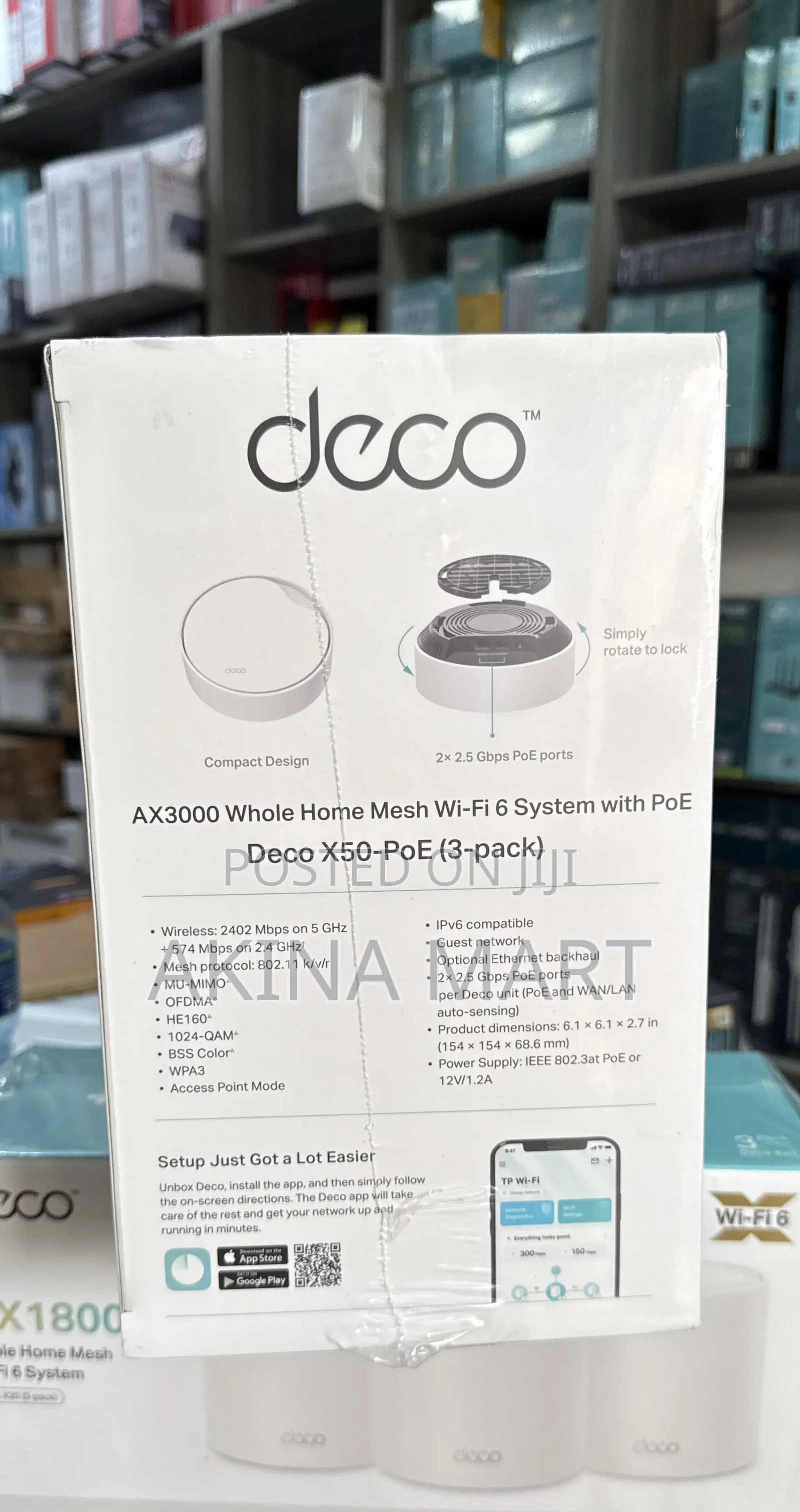 Deco X50 Tp Link Deco X50 3pack Deco X50-Poe