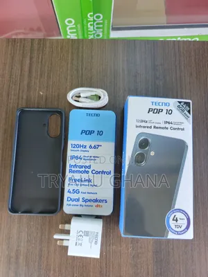 New Tecno Pop 10 64 GB Black