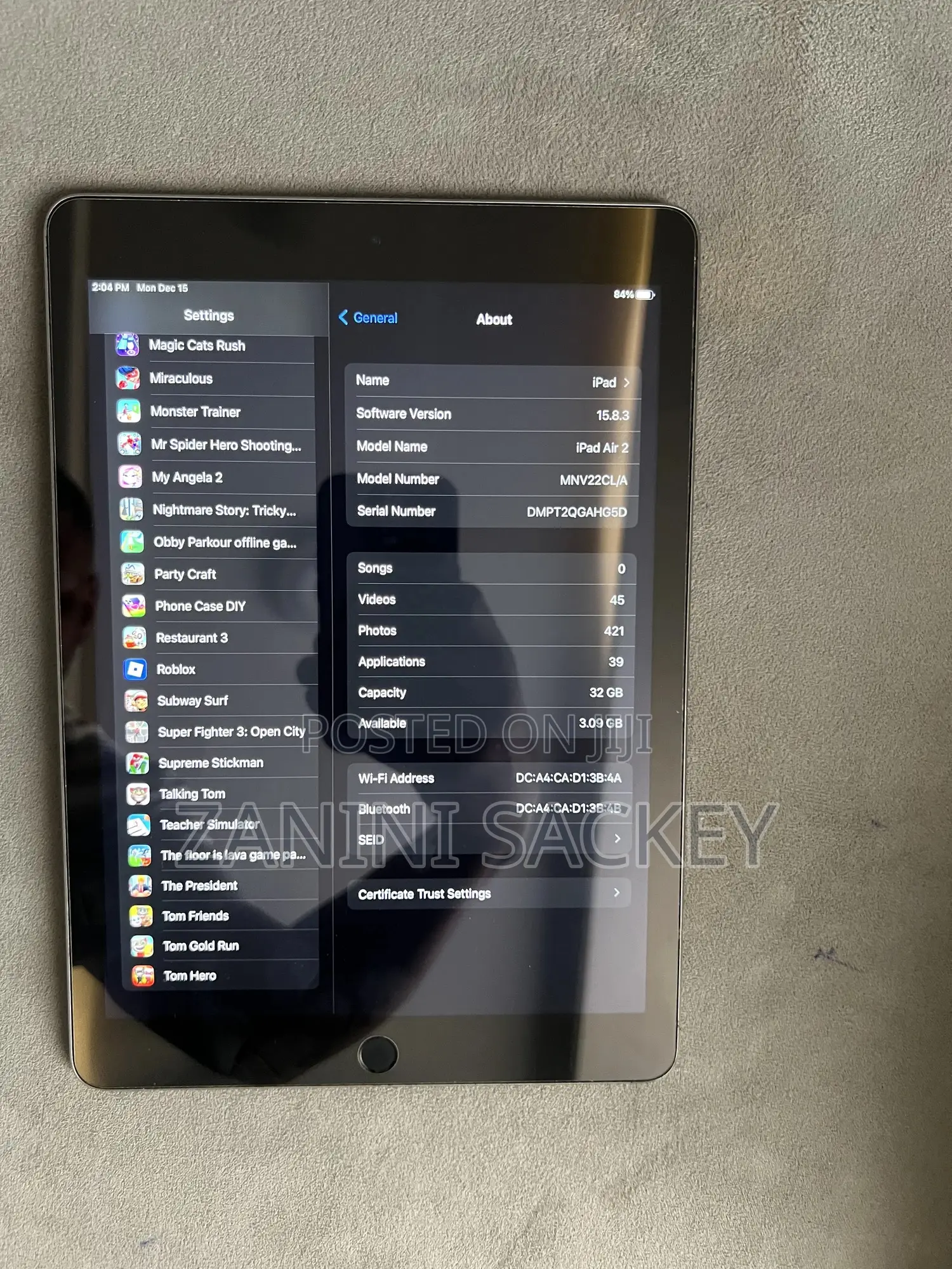 Apple iPad Air 2 32 GB Gray