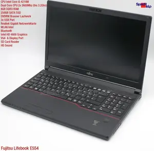 Laptop Fujitsu Lifebook E556 8GB Intel Core i5 SSD 256GB
