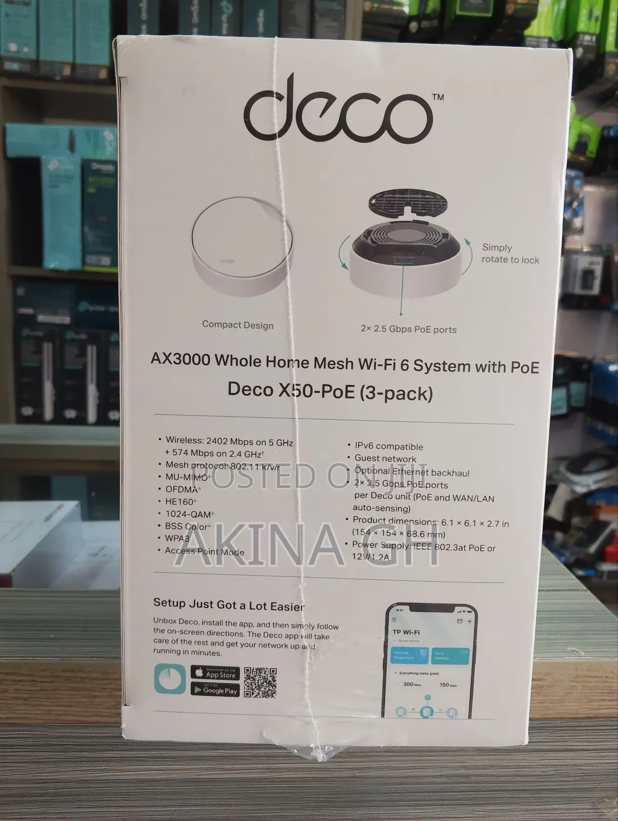 Deco Multi-Scenario Poe Mesh Wi-Fi Deco X50-Poe