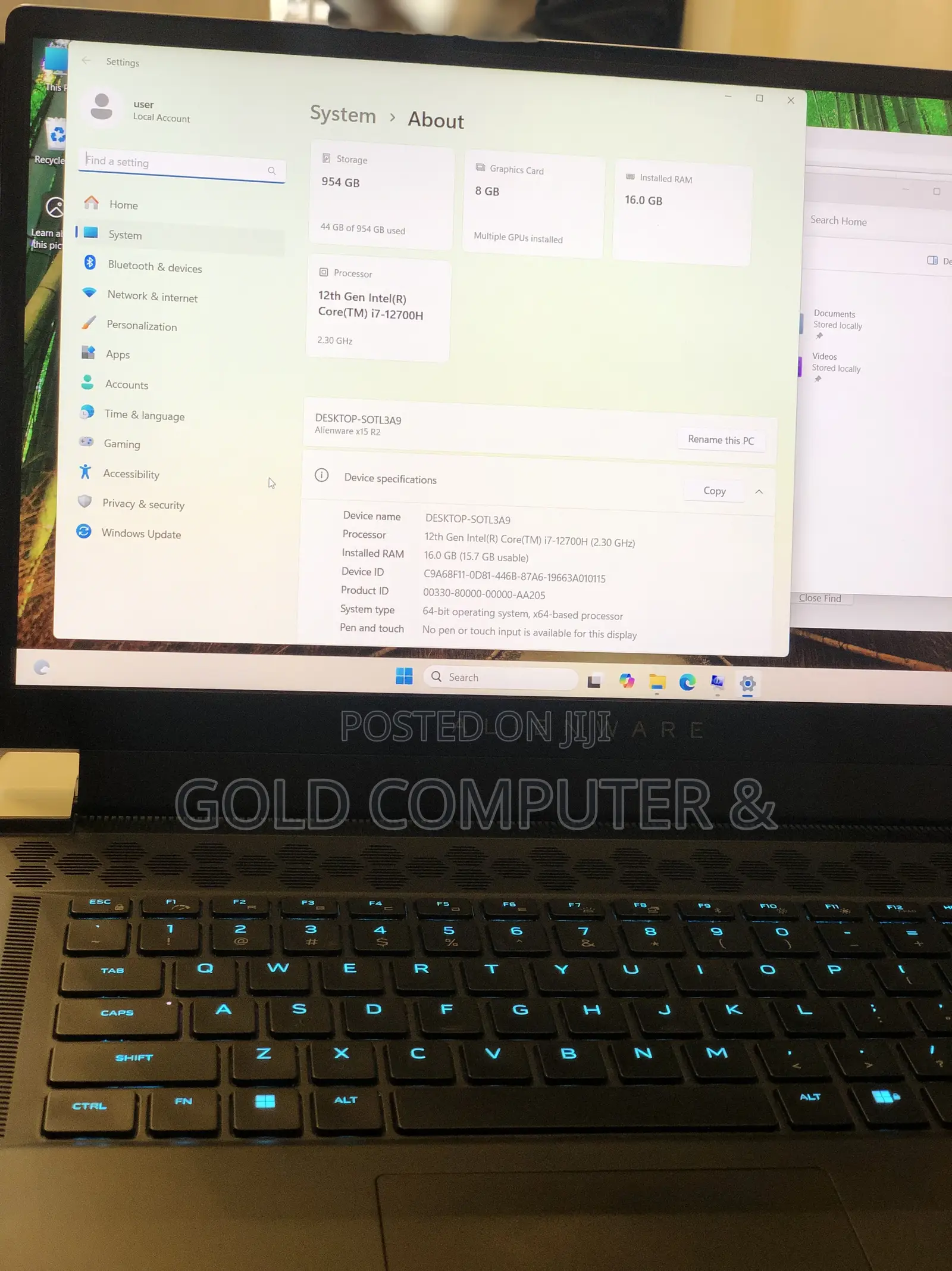 Laptop Alienware M17x R2 16GB Intel Core i7 SSD 1T