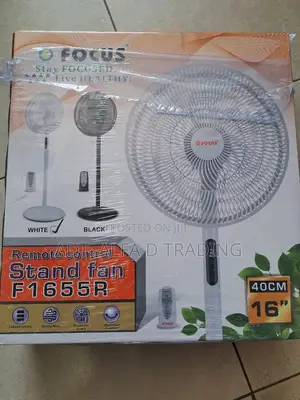 Focus Stylish Standing Fan + Remote