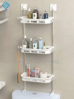 3-Tier Over-the-Toilet Storage Rack.