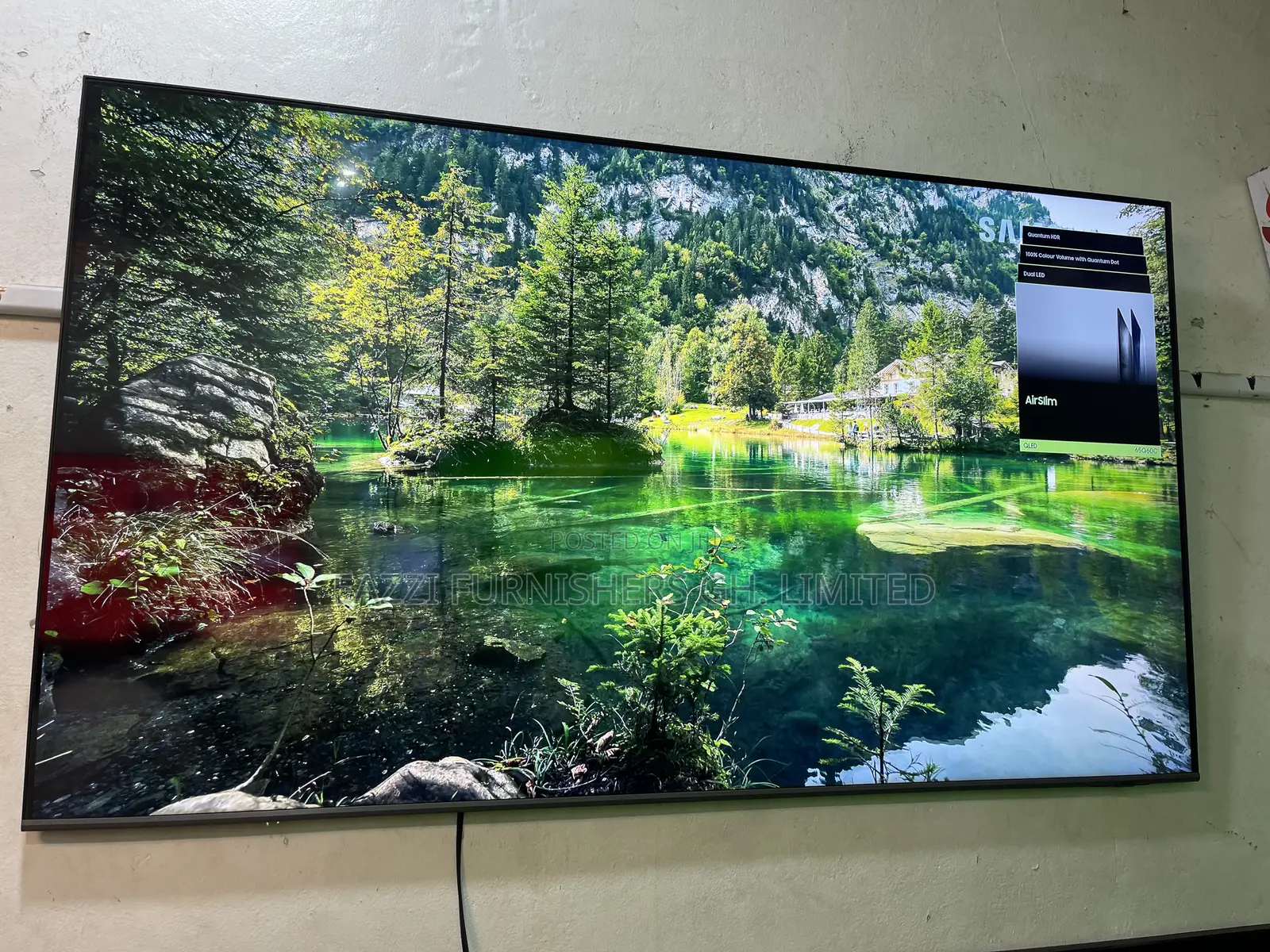 65 Inche Samsung Qled 100% Colour Volume 120 Hz Uhd HDR Smart Tv