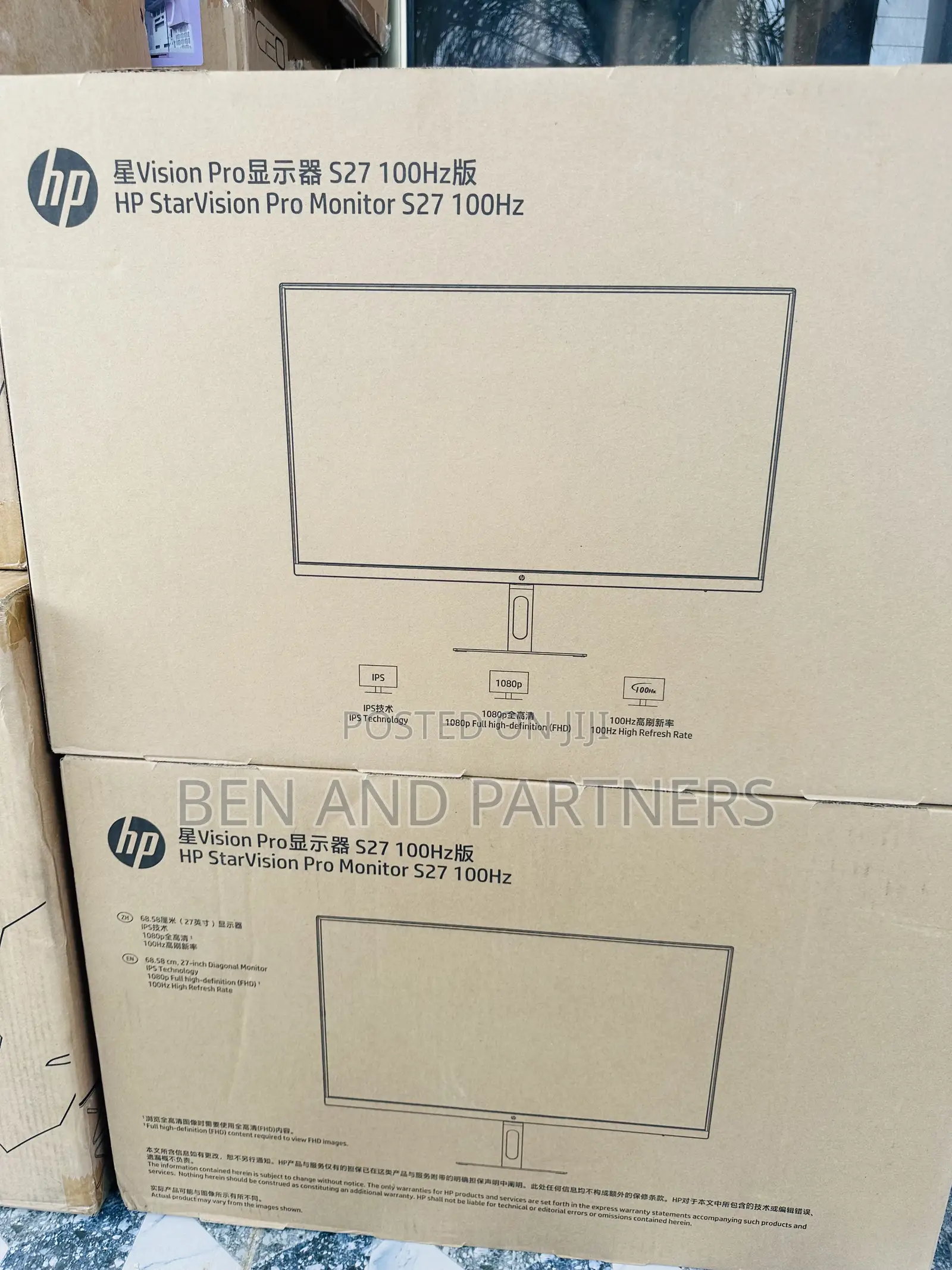 Hp 27", Full Hd, Ips, 100hz Business & Gaming Monitor
