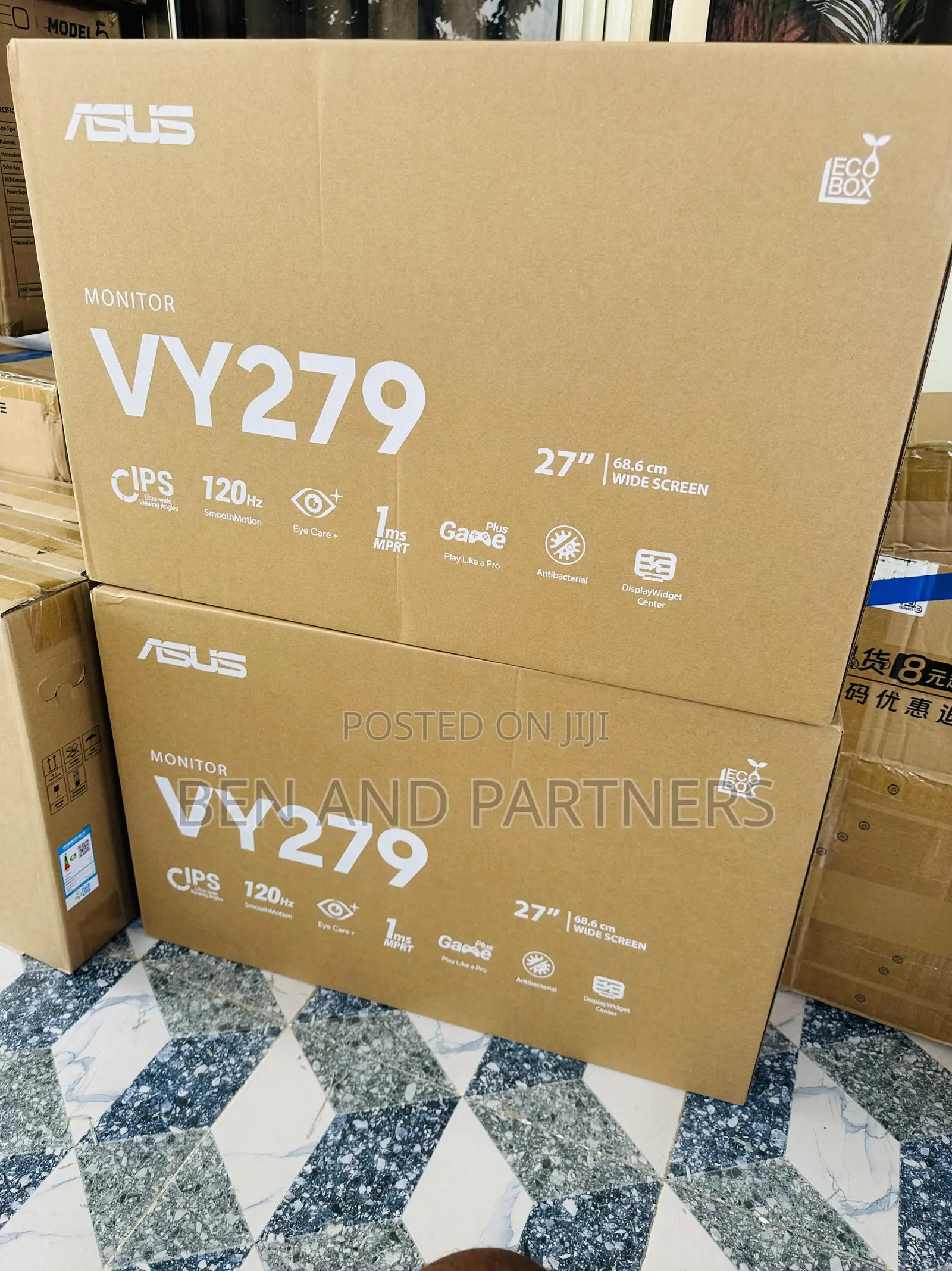 Asus 27", Ips, Fhd, 120hz, 1ms Monitor