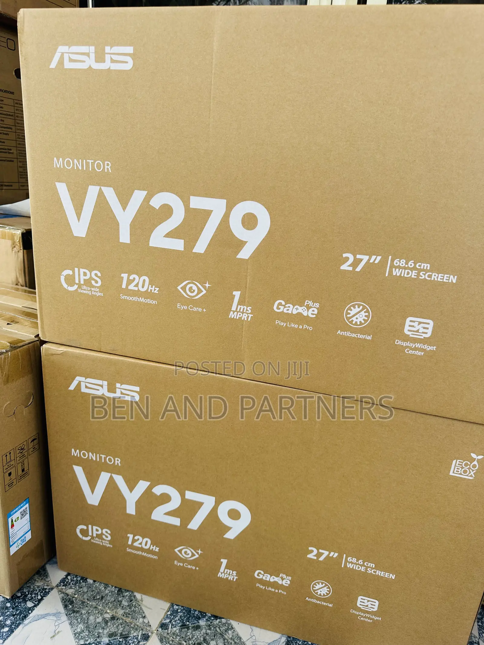 Asus 27", Ips, Fhd, 120hz, 1ms Monitor