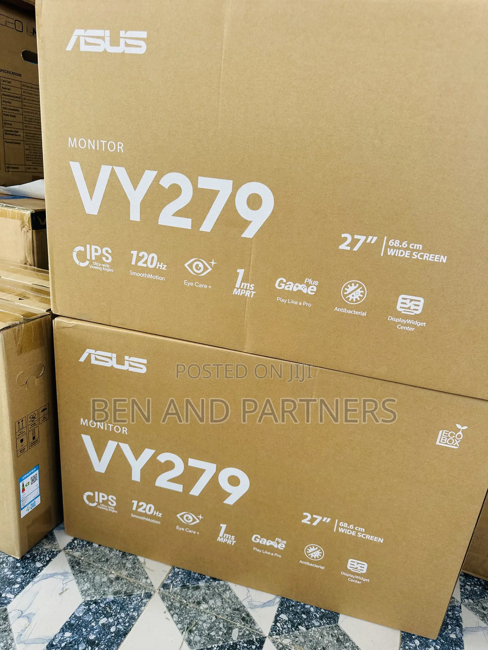 Asus 27", Ips, Fhd, 120hz, 1ms Monitor