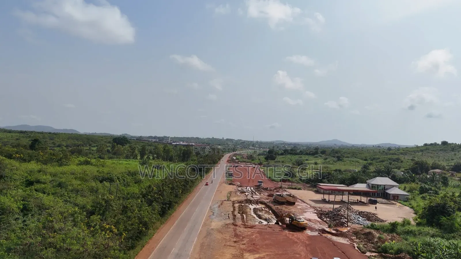 Main Winneba Mankesim Road Side Land