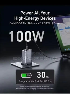 Anker Prime 100w Usb-c 3-port Gan Wall Charger For Phones And Laptops