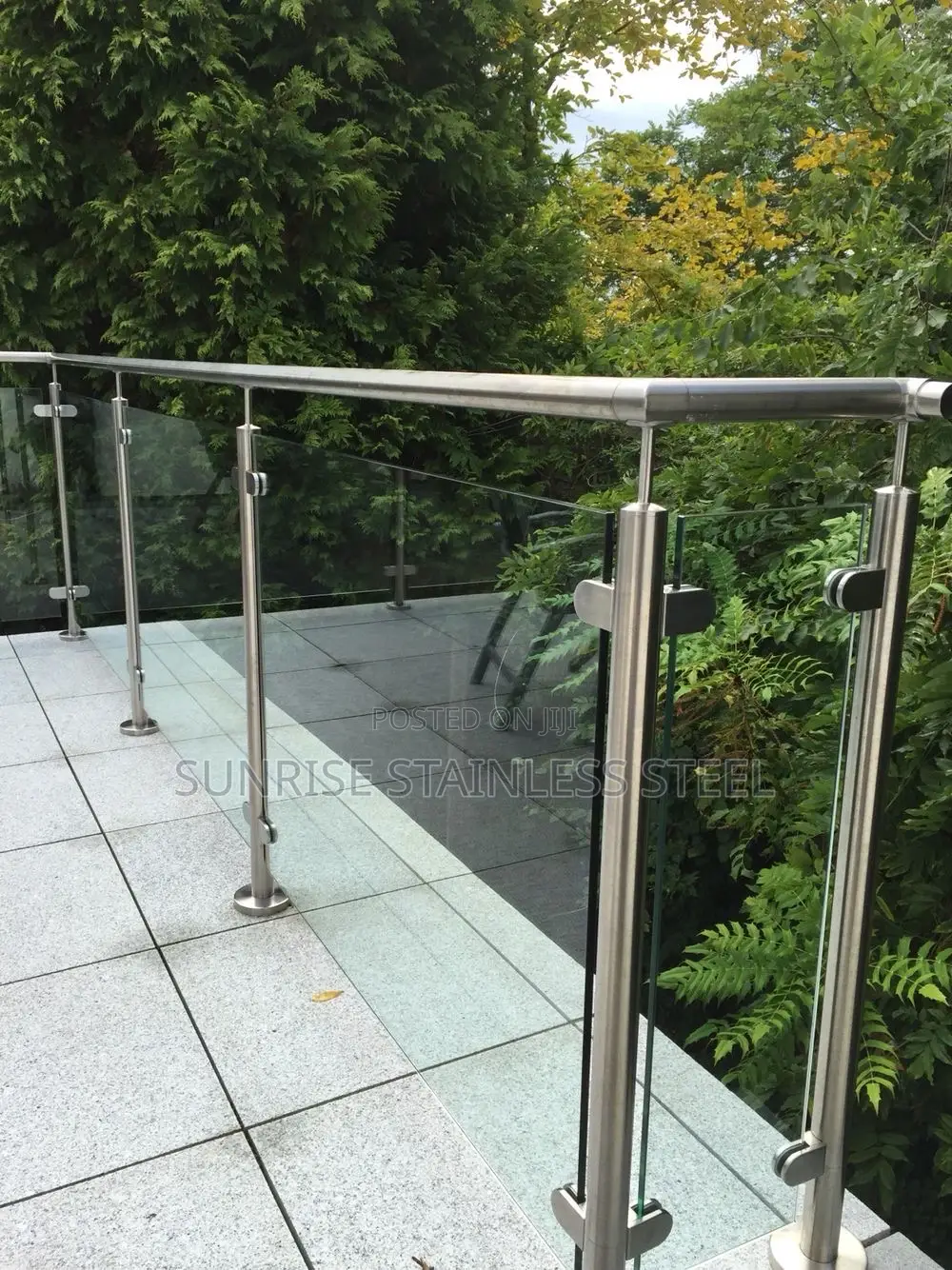 Sunrise Stainless Staircase Frameless Design